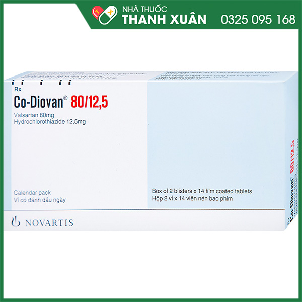 Thuốc Co-Diovan 160/25 mg điều trị bệnh tăng huyết áp